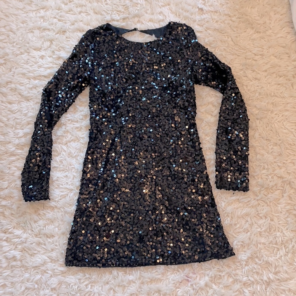 DKNY sequin mini dress